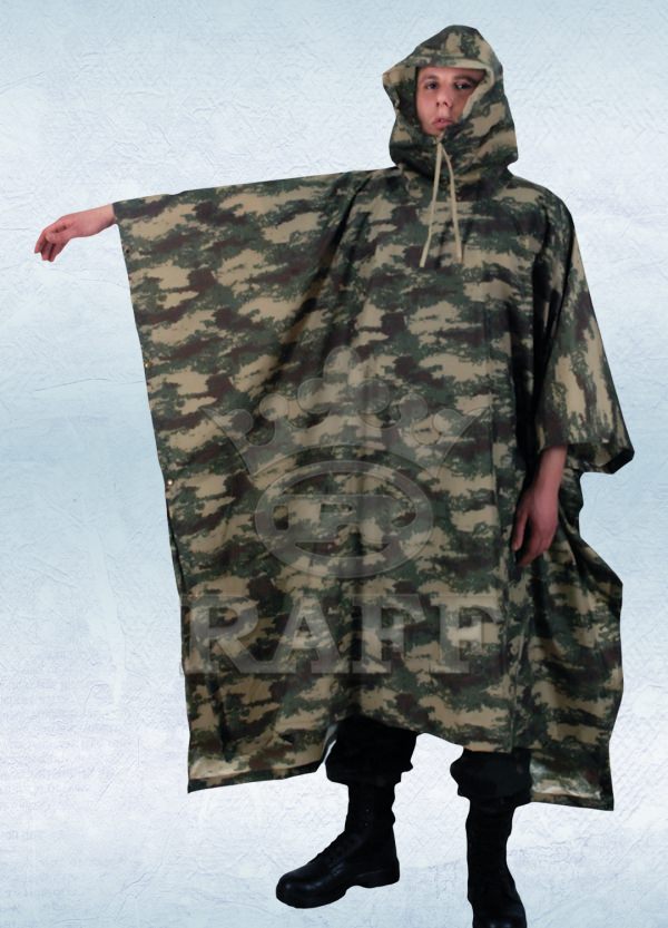 PONCHO IMPERMEABLE MILITAIRE CAMOUFLAGE 077